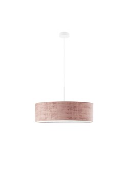 Lampa sufitowa z regulowaną wysokością SINTRA VELUR fi - 60 cm kolor różowy ze sklepu Lysne w kategorii Lampy sufitowe - zdjęcie 181826555