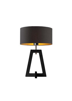 Nastrojowa lampa stołowa drewniana do sypialni i salonu CLIO GOLD ze sklepu Lysne w kategorii Lampy stołowe - zdjęcie 181826756