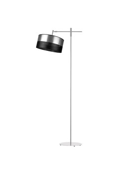 Srebrna lampa podłogowa z możliwością regulacji MELTON GLAM ze sklepu Lysne w kategorii Lampy podłogowe - zdjęcie 181827607