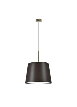 Brązowa lampa wisząca do kuchni nad stół SARI - kolor brązowy ze sklepu Lysne w kategorii Lampy wiszące - zdjęcie 181827645