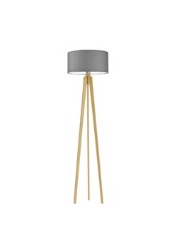Lampa podłogowa drewniana stojąca trójnóg z abażurem MIAMI ze sklepu Lysne w kategorii Lampy podłogowe - zdjęcie 181827935