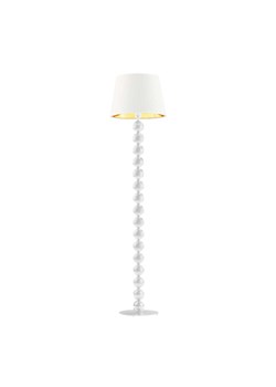 Biała lampa podłogowa do salonu BANGKOK GOLD ze sklepu Lysne w kategorii Lampy podłogowe - zdjęcie 181828886