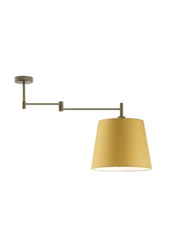 Regulowana lampa sufitowa na wysięgniku TAMPA w kolorze musztardowym ze sklepu Lysne w kategorii Lampy dziecięce - zdjęcie 181829049