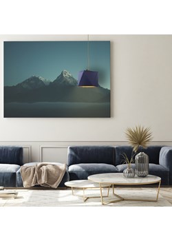 Pojedyncza lampa wisząca z diamentowym abażurem SALLO GOLD ze sklepu Lysne w kategorii Lampy wiszące - zdjęcie 181829359
