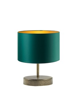Szmaragdowa lampka stołowa AWINION GOLD w nowoczesnym stylu ze sklepu Lysne w kategorii Lampy stołowe - zdjęcie 181830765