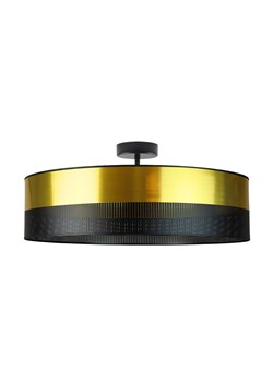 Lampa sufitowa do jadalni WENECJA GLAM fi - 60 cm kolor złoty z czarnym ażurem ze sklepu Lysne w kategorii Lampy sufitowe - zdjęcie 181831119