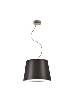 Brązowy żyrandol do jadalni nad stół TUNIS - kolor brązowy ze sklepu Lysne w kategorii Lampy wiszące - zdjęcie 181831319