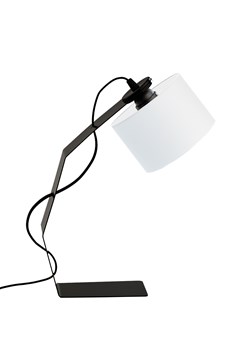 Czarno-biała lampka biurkowa HAGA ze sklepu Lysne w kategorii Lampy stołowe - zdjęcie 181831597