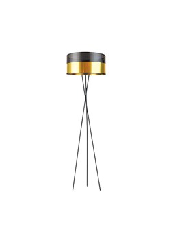 Lampa stojąca na trójnogu do salonu w stylu glamour PARYŻ GLAM czarno-złota ze sklepu Lysne w kategorii Lampy podłogowe - zdjęcie 181832169
