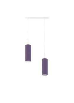 Dwupłomienna lampa wisząca nad stół biała MADERA ze sklepu Lysne w kategorii Lampy wiszące - zdjęcie 181832469