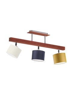 Kolorowa lampa przysufitowa z drewna HOLLYWOOD ze sklepu Lysne w kategorii Lampy wiszące - zdjęcie 181833026