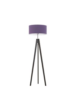 Lampa podłogowa tripod drewniana do salonu HAITI ze sklepu Lysne w kategorii Lampy podłogowe - zdjęcie 181834657