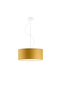 Designerska lampa wisząca do sypialni HAJFA fi - 40 cm - kolor musztardowy ze sklepu Lysne w kategorii Lampy wiszące - zdjęcie 181834888