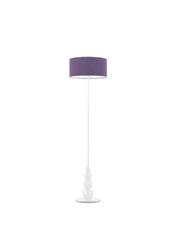 Lampa podłogowa w kształcie kuli ROMA z fioletowym kloszem - id: 7858 - marki Ciekot Partners Sp. Z O. O. - 181835019 Lampa podłogowa w kształcie kuli ROMA z fioletowym kloszem ze sklepu Lysne w kategorii Lampy podłogowe - zdjęcie 181835019