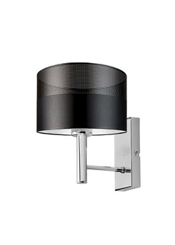 Designerski kinkiet ścienny do salonu TEGU GLAM z czarnym abażurem w stylu loftowym ze sklepu Lysne w kategorii Lampy ścienne - zdjęcie 181835175