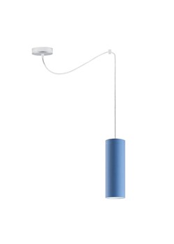 Wisząca lampa pająk z niebieskim abażurem VIZELA T1 ze sklepu Lysne w kategorii Lampy wiszące - zdjęcie 181835478