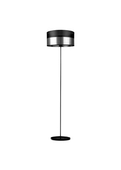 Czarno-srebrna lampa podłogowa WERONA GLAM o prostym designie ze sklepu Lysne w kategorii Lampy podłogowe - zdjęcie 181835508