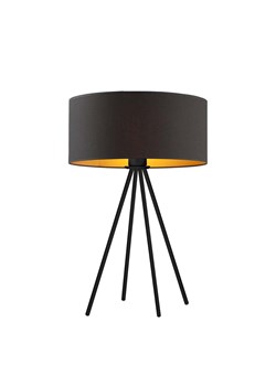 Czarna lampa stołowa glamour SIERRA GOLD ze sklepu Lysne w kategorii Lampy stołowe - zdjęcie 181835847