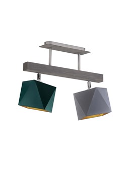Nowoczesna lampa sufitowa do salonu ASTIR GOLD z dwukolorowymi kloszami ze sklepu Lysne w kategorii Lampy wiszące - zdjęcie 181835905