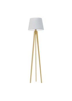 Trójnożna lampa podłogowa z drewna CURACAO ze sklepu Lysne w kategorii Lampy podłogowe - zdjęcie 181836588