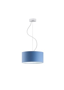 Niebieska lampa wisząca do pokoju dziecięcego HAJFA fi - 30 cm ze sklepu Lysne w kategorii Lampy dziecięce - zdjęcie 181836745