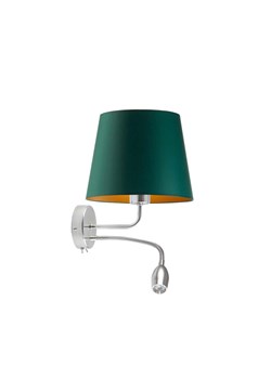 2-płomienna lampa ścienna z regulowanym panelem LED IMPERIA GOLD ze sklepu Lysne w kategorii Lampy ścienne - zdjęcie 181837576