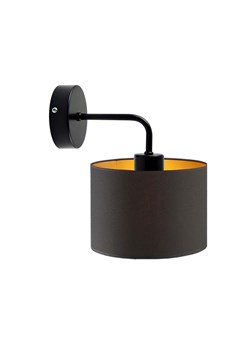 Czarny kinkiet do przedpokoju AURORA GOLD ze sklepu Lysne w kategorii Lampy ścienne - zdjęcie 181837656