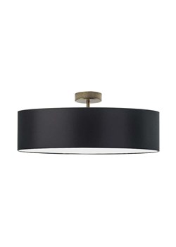Czarny plafon sufitowy WENECJA fi - 60 cm - kolor czarny ze sklepu Lysne w kategorii Lampy sufitowe - zdjęcie 181837945