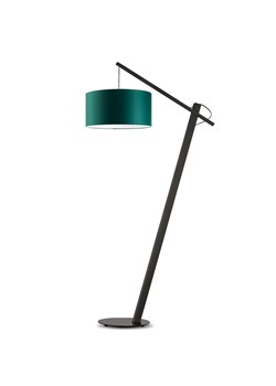 Nowoczesna lampa stojąca w stylu skandynawskim TORINO na drewnianej podstawie ze sklepu Lysne w kategorii Lampy podłogowe - zdjęcie 181838246