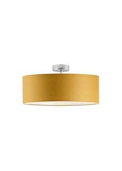 Nowoczesny plafon LED z abażurem WENECJA fi - 50 cm - kolor musztardowy ze sklepu Lysne w kategorii Lampy dziecięce - zdjęcie 181838466