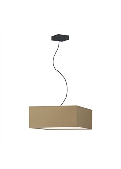 Nowoczesna lampa wisząca z beżowym abażurem SANGRIA - kolor beżowy ze sklepu Lysne w kategorii Lampy wiszące - zdjęcie 181838598