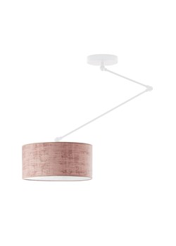 Nowoczesny plafon NEWA VELUR w kolorze pudrowego różu ze sklepu Lysne w kategorii Lampy dziecięce - zdjęcie 181838857