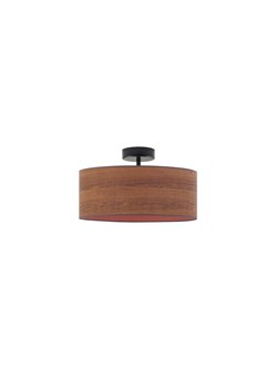 Kasztanowa lampa sufitowa do sypialni WENECJA ECO fi - 30 cm ze sklepu Lysne w kategorii Lampy sufitowe - zdjęcie 181840017