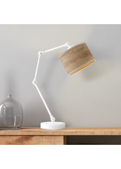Biała lampa stołowa w stylu skandynawskim ASMARA ECO ze sklepu Lysne w kategorii Lampy stołowe - zdjęcie 181840748