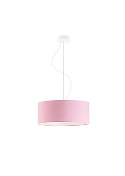 Różowy żyrandol wiszący do pokoju dziewczynki HAJFA fi - 40 cm - kolor jasny różowy ze sklepu Lysne w kategorii Lampy dziecięce - zdjęcie 181840818
