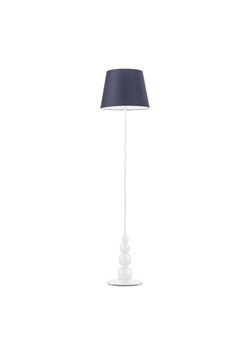 Biała lampa stojąca z granatowym kloszem LIZBONA ze sklepu Lysne w kategorii Lampy podłogowe - zdjęcie 181840876