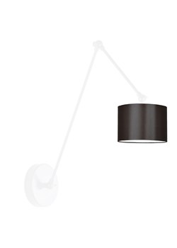 Biała lampa ścienna z ruchomym ramieniem do czytania TESNUS ze sklepu Lysne w kategorii Lampy ścienne - zdjęcie 181841437