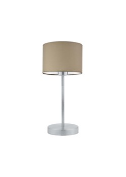 Lampka nocna LED do sypialni NICEA z beżowym abażurem ze sklepu Lysne w kategorii Lampy stołowe - zdjęcie 181842015