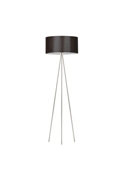 Klasyczna lampa podłogowa z brązowym abażurem SEWILLA ze sklepu Lysne w kategorii Lampy podłogowe - zdjęcie 181843226