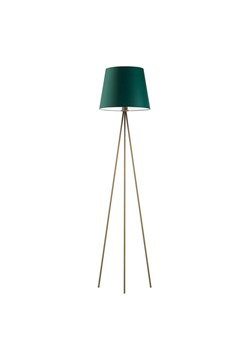 Złota lampa na trójnogu w stylu urban jungle RENO ze sklepu Lysne w kategorii Lampy podłogowe - zdjęcie 181843246