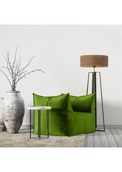 Designerska lampa podłogowa MOSS ECO z à la drewnianym abażurem ze sklepu Lysne w kategorii Lampy podłogowe - zdjęcie 181843596