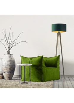 Drewniana lampa stojąca na trójnogu GOLD ze sklepu Lysne w kategorii Lampy podłogowe - zdjęcie 181843829