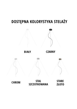 Designerska lampa wisząca PORTO fi - 100 cm - kolor biały ze sklepu Lysne w kategorii Lampy wiszące - zdjęcie 181843867