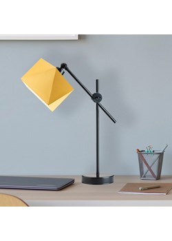 Lampa stołowa na wysięgniku BELO z musztardowym kloszem ze sklepu Lysne w kategorii Lampy stołowe - zdjęcie 181844357