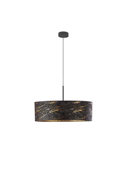 Geometryczna lampa wisząca do jadalni SINTRA MARMUR fi - 60 cm - kolor czarny ze sklepu Lysne w kategorii Lampy wiszące - zdjęcie 181844719