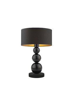 Czarna lampa stołowa do salonu HONOLULU GOLD ze sklepu Lysne w kategorii Lampy stołowe - zdjęcie 181846829