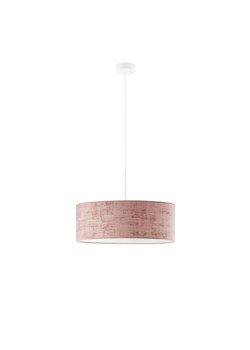 Nowoczesna lampa sufitowa wisząca SINTRA VELUR fi - 50 cm kolor różowy ze sklepu Lysne w kategorii Lampy wiszące - zdjęcie 181848216