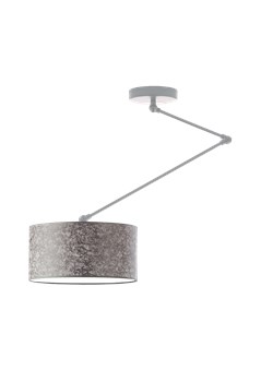Designerska lampa sufitowa na ruchomym ramieniu z abażurem NEWA ze sklepu Lysne w kategorii Lampy sufitowe - zdjęcie 181848377