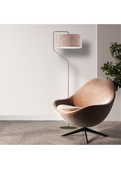 Lampa podłogowa do salonu TESALLIA VELUR z designerskim kloszem ze sklepu Lysne w kategorii Lampy podłogowe - zdjęcie 181850285