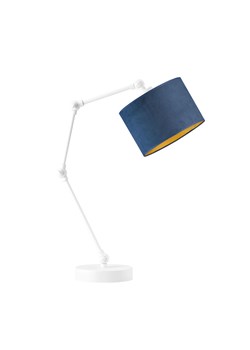 Designerska lampka nocna z welurowym abażurem ASMARA VELUR ze sklepu Lysne w kategorii Lampy stołowe - zdjęcie 181851256